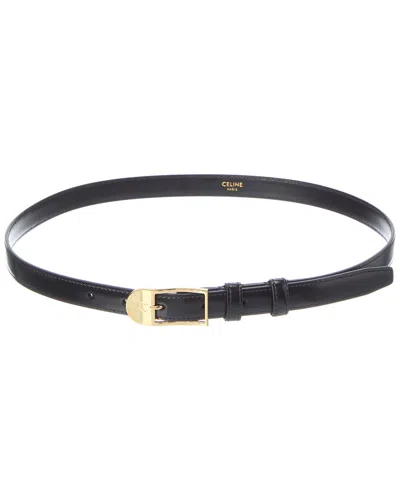 Celine Taurillon Leather Belt In Red