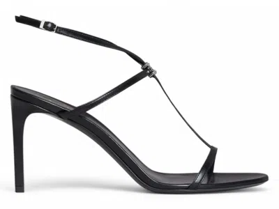 Pre-owned Celine Tbar Triomphe Sandal (women's) Sneakers In Black
