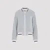 Celine Grey Teddy Tracksuit Triomphe Cotton Jacket In Gray