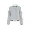 Celine Grey Teddy Tracksuit Triomphe Cotton Jacket In Gray