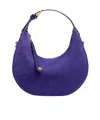 Celine Teen  Lulu In Suede Calfskin In Purple