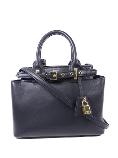 Pre-owned Celine Teen Conti Shoulder Bag In Black