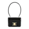 Celine Teen Garance Black Patent Calf Leather Shoulder Bag In Black