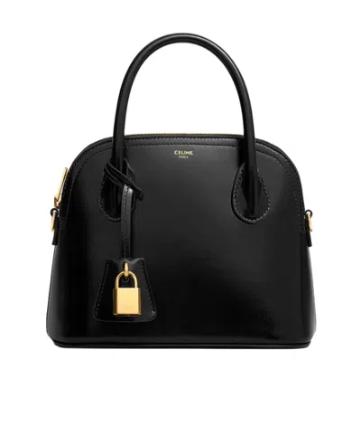 Celine Teen Honorine Bag In Shiny Calfskin In Black