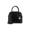 Celine Black Teen Honorine Calf Leather Handbag In Orange