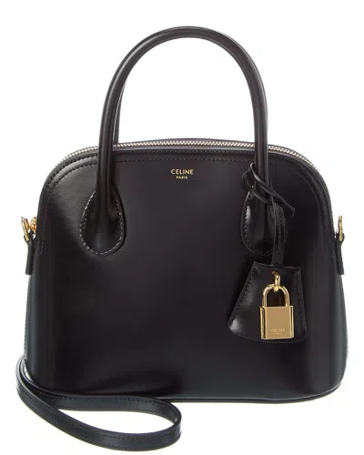 Celine Teen Honorine Leather Satchel In Black