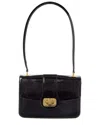 Celine Teen Josephine Leather Shoulder Bag In Black