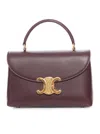 Celine Teen Nino Bag In Supple Grained Calfskin In Red
