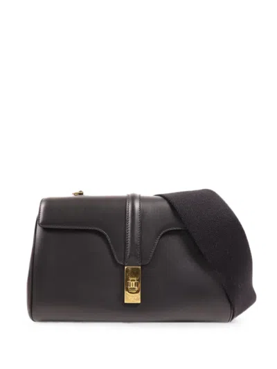 Pre-owned Celine Teen Soft Shoulder Bag In Black