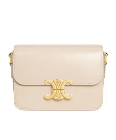 CELINE TEEN TRIOMPHE BAG IN SHINY CALFSKIN