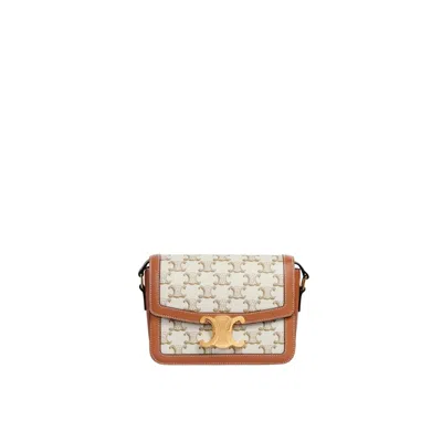 Celine Teen Triomphe Bag Women In White