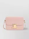Celine Teen Triomphe Soft Peach Calf Leather Shoulder Bag
