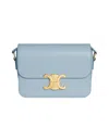 Celine Triomphe Teen Cross-body Bag In Gray