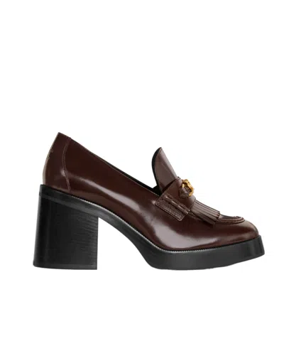 Celine Tess High Heels In Dark Brown