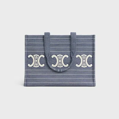 Celine Thais Shoulder Bag In Blue