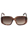 Celine Thick Square Sunglasses In Pattern