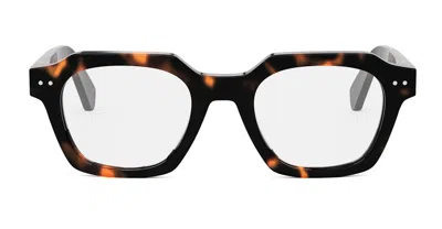 Celine Thin Cl50128i - Havana Rx Glasses In Brown