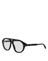 Celine Thin Pilot Eyeglasses, 56mm In Black