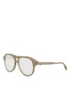 Celine Thin Pilot Optical Glasses, 54mm In Green