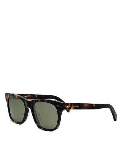 CELINE THIN SQUARE SUNGLASSES, 54MM