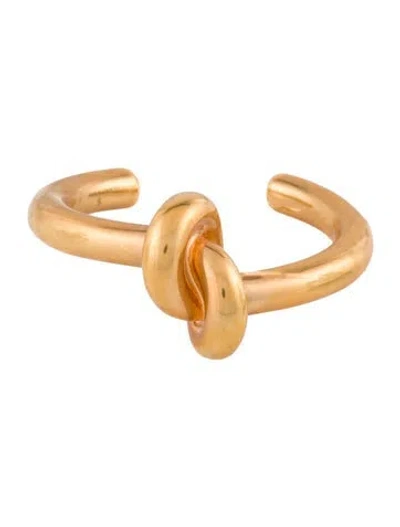Pre-owned Celine Think Knotted Cuff Bracelet, 5.75" In Multi