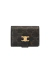 Celine Three-fold Wallet In Black