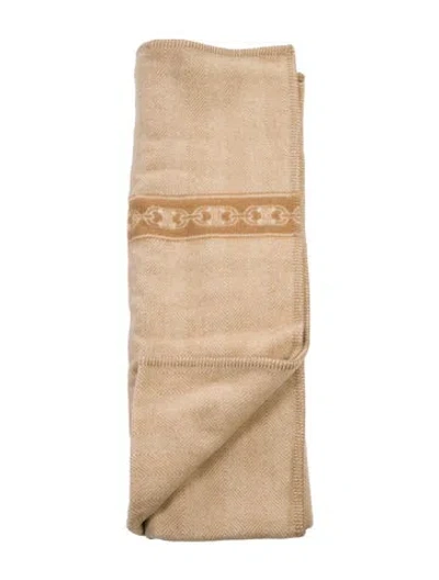 Pre-owned Celine Throw Blanket In Neutral