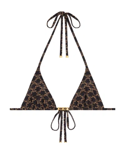 CELINE TRIANGLE TOP IN MONOGRAM MATTE JERSEY