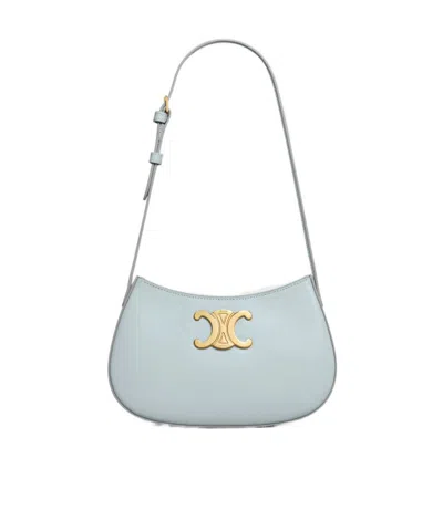 Celine Tilly Medium Shoulder Bag In Green