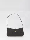 Celine Women Tina Bag In Triomphe Canvas In Black