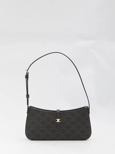 CELINE CELINE TINA BAG IN TRIOMPHE CANVAS