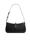 Celine Women Tina Leather Shoulder Bag In Black