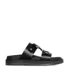 Celine Tippi-vegetable Tanned Slippers In Black
