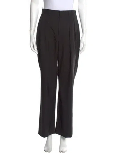 Pre-owned Celine Tixie Wide Leg Pants In Black