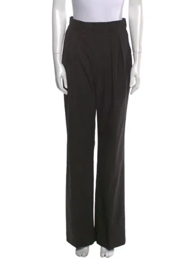 Pre-owned Celine Tixie Wide Leg Pants In Black