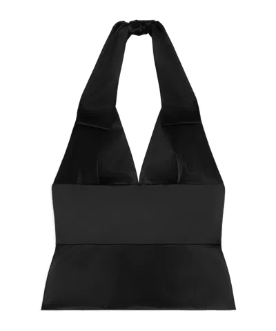 Celine Top In Cotton Poplin In Black