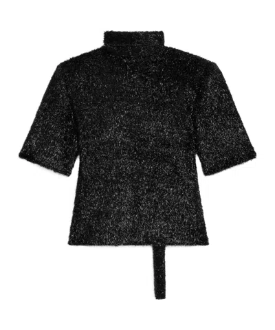 Celine Top In Lurex In Black