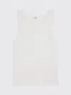 Celine Top Con Logo In White