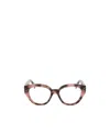 Celine Tortoiseshell-effect Round-frame Glasses In Multicolor