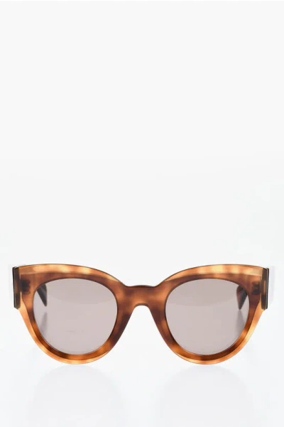 Celine Tortoiseshell Frame Petra Sunglasses In Brown