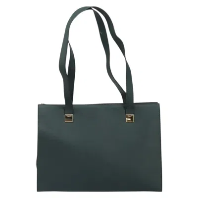 Pre-owned Celine Tote Bag Leather Green Leather Tote Bag Bag ()