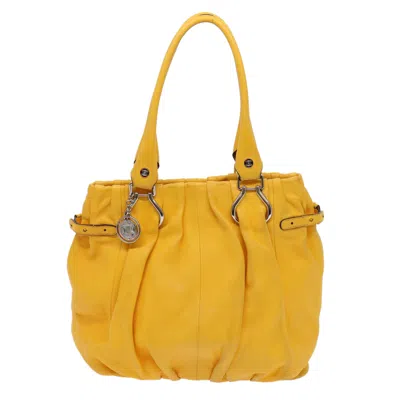 Pre-owned Celine Tote Bag Leather Tote Bag () In Yellow