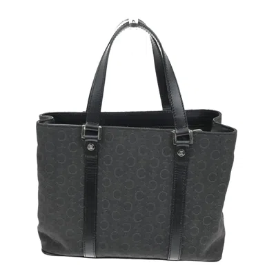 Pre-owned Celine Tote Canvas Black Canvas Tote Bag Bag ()