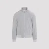 Celine Sporty Jacket With High Collar And Stripes In Gray