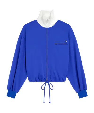 Celine Tracksuit Jacket In Double Face Jersey In Multi