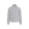 Celine Sporty Jacket With High Collar And Stripes In Gray