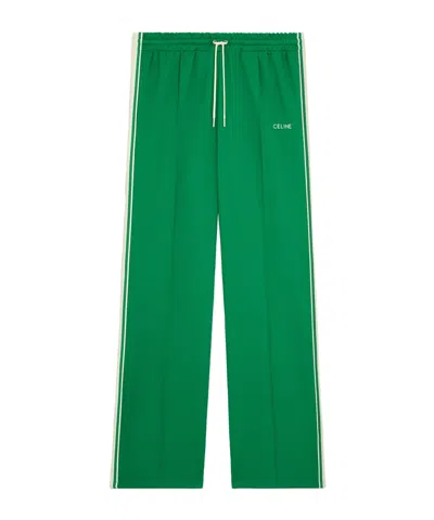 Celine Tracksuit Pants In Double Face Jersey In Multi