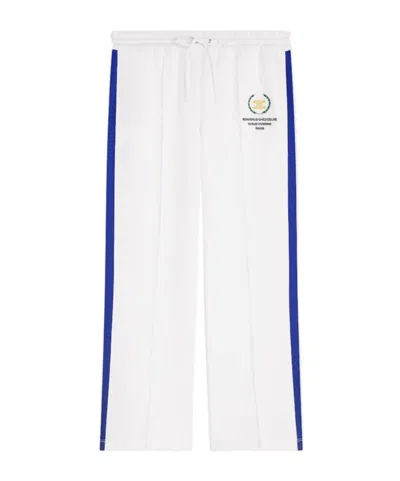 Celine Tracksuit Pants In Double-face Jersey In White