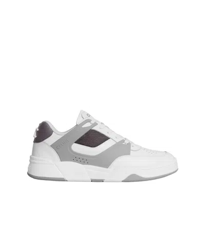 Celine Trainer Ct-09 Low-cut Casual Shoes In Optical White/gray