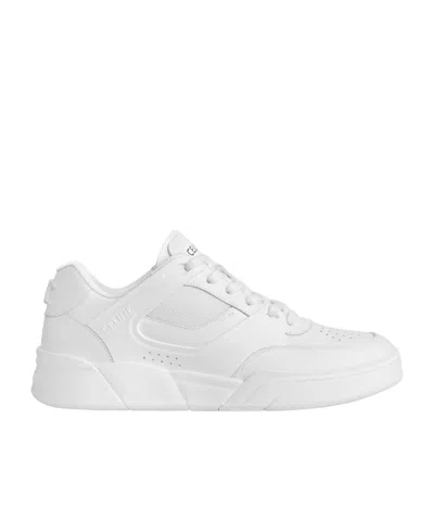 CELINE CELINE TRAINER CT-09 LOW LACE-UP SNEAKER IN CALFSKIN AND MESH